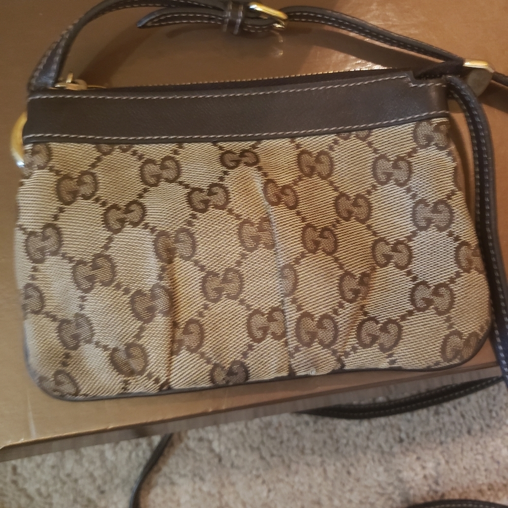 Gucci GG Monogram Mini Canvas Crossbody - Picture 7 of 9